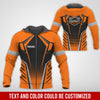 Joycorners Custom Mechanic Work Shirt with Name, Gift for Technicians and Car Guys, Mechanic Shirt In Orange, Sizes S to 5XL PT2609