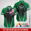 Joycorners Custom Mechanic Shirt with Name, Green Garage Uniform, Gift for Car Guys & Technicians, Comfortable Daily Fit, Perfect Garage Apparel PT2609
