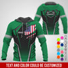 Joycorners Custom Mechanic Shirt with Name, Green Garage Uniform, Gift for Car Guys & Technicians, Comfortable Daily Fit, Perfect Garage Apparel PT2609