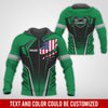 Joycorners Custom Mechanic Shirt with Name, Green Garage Uniform, Gift for Car Guys & Technicians, Comfortable Daily Fit, Perfect Garage Apparel PT2609
