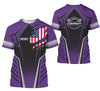 Joycorners Custom Mechanic Shirt with Name, Purple Garage Uniform, Gift for Car Guys & Technicians, Comfortable Daily Fit, Perfect Garage Apparel PT2609