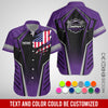Joycorners Custom Mechanic Shirt with Name, Purple Garage Uniform, Gift for Car Guys & Technicians, Comfortable Daily Fit, Perfect Garage Apparel PT2609