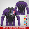 Joycorners Custom Mechanic Shirt with Name, Purple Garage Uniform, Gift for Car Guys & Technicians, Comfortable Daily Fit, Perfect Garage Apparel PT2609