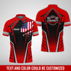 Joycorners Custom Mechanic Shirt with Name, Red Garage Uniform, Gift for Car Guys & Technicians, Comfortable Daily Fit, Perfect Garage Apparel PT2609