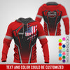 Joycorners Custom Mechanic Shirt with Name, Red Garage Uniform, Gift for Car Guys & Technicians, Comfortable Daily Fit, Perfect Garage Apparel PT2609