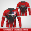 Joycorners Custom Mechanic Shirt with Name, Red Garage Uniform, Gift for Car Guys & Technicians, Comfortable Daily Fit, Perfect Garage Apparel PT2609