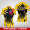 Joycorners Custom Mechanic Shirt with Name, Yellow Garage Uniform, Gift for Car Guys & Technicians, Comfortable Daily Fit, Perfect Garage Apparel PT2609
