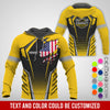 Joycorners Custom Mechanic Shirt with Name, Yellow Garage Uniform, Gift for Car Guys & Technicians, Comfortable Daily Fit, Perfect Garage Apparel PT2609
