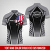 Joycorners Custom Mechanic Shirt with Name, Grey Garage Uniform, Gift for Car Guys & Technicians, Comfortable Daily Fit, Perfect Garage Apparel PT2609