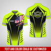 Joycorners Custom Mechanic Shirt with Name, Yellow Green Garage Uniform, Gift for Car Guys & Technicians, Comfortable Daily Fit, Perfect Garage Apparel PT2609