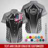 Joycorners Custom Mechanic Shirt with Name, Grey Garage Uniform, Gift for Car Guys & Technicians, Comfortable Daily Fit, Perfect Garage Apparel PT2609