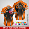 Joycorners Custom Mechanic Shirt with Name, Orange Garage Uniform, Gift for Car Guys & Technicians, Comfortable Daily Fit, Perfect Garage Apparel PT2609