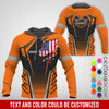 Joycorners Custom Mechanic Shirt with Name, Orange Garage Uniform, Gift for Car Guys & Technicians, Comfortable Daily Fit, Perfect Garage Apparel PT2609