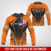 Joycorners Custom Mechanic Shirt with Name, Orange Garage Uniform, Gift for Car Guys & Technicians, Comfortable Daily Fit, Perfect Garage Apparel PT2609