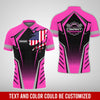 Joycorners Custom Mechanic Shirt with Name, Pink Garage Uniform, Gift for Car Guys & Technicians, Comfortable Daily Fit, Perfect Garage Apparel PT2609