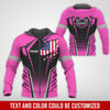 Joycorners Custom Mechanic Shirt with Name, Pink Garage Uniform, Gift for Car Guys & Technicians, Comfortable Daily Fit, Perfect Garage Apparel PT2609