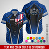 Joycorners Custom Mechanic Shirt with Name, Navy Garage Uniform, Gift for Car Guys & Technicians, Comfortable Daily Fit, Perfect Garage Apparel PT2609