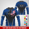 Joycorners Custom Mechanic Shirt with Name, Navy Garage Uniform, Gift for Car Guys & Technicians, Comfortable Daily Fit, Perfect Garage Apparel PT2609