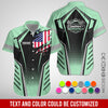 Joycorners Custom Mechanic Shirt with Name, Seafoam Garage Uniform, Gift for Car Guys & Technicians, Comfortable Daily Fit, Perfect Garage Apparel PT2609