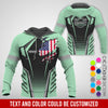 Joycorners Custom Mechanic Shirt with Name, Seafoam Garage Uniform, Gift for Car Guys & Technicians, Comfortable Daily Fit, Perfect Garage Apparel PT2609