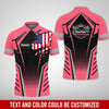 Joycorners Custom Mechanic Shirt with Name, Neon Pink Garage Uniform, Gift for Car Guys & Technicians, Comfortable Daily Fit, Perfect Garage Apparel PT2609