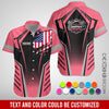 Joycorners Custom Mechanic Shirt with Name, Neon Pink Garage Uniform, Gift for Car Guys & Technicians, Comfortable Daily Fit, Perfect Garage Apparel PT2609