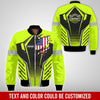 Joycorners Custom Mechanic Shirt with Name, Yellow Green Garage Uniform, Gift for Car Guys & Technicians, Comfortable Daily Fit, Perfect Garage Apparel PT2609