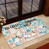 Joycorners Funny Dog Doormat, All Guests Must Be Approved By, Dog Doormat For Home Decor Housewarming Gift, Welcome Mat Gift For Dog Lovers LM0210