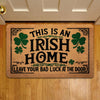 Joycorners St Patrick's Day Doormat, This Is An Irish Home, Doormat For Home Decor Housewarming Gift, Patricks Day Welcome Mat Gift LM0210