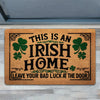 Joycorners St Patrick's Day Doormat, This Is An Irish Home, Doormat For Home Decor Housewarming Gift, Patricks Day Welcome Mat Gift LM0210
