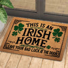 Joycorners St Patrick's Day Doormat, This Is An Irish Home, Doormat For Home Decor Housewarming Gift, Patricks Day Welcome Mat Gift LM0210