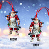 Joycorners Custom Name Chef Santa Ornament, Christmas Gift for Cooking Lover63 2D Flat LM2111