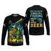 Joycorners Don't Bother Me While I'm Fishing Unless You Brought Beer Funny Fishing Shirt, SPF Shirt, Fishing Shirts For Men