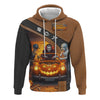 Joycorners Halloween Mechanic T Shirt Funny Vampire Skeleton Mummy Pumpkin Car Spooky Auto Repair Garage Workwear Tee Gift For Men Women Halloween PT2609