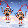 Joycorners Custom Name Groomer Ornament, Pet Shop Christmas Decor 2D Flat LM2111
