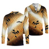 Joycorners Yellow Fish Scale Fishing UPF Shirts, Custom Fishing Shirt, Gift For Fisherman, Mens Casual Shirts