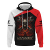 Joycorners Custom Name Mechanic Shirt Wrench Flame Skull Design T Shirt PT2609