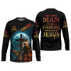 Joycorners I Like Fishing And Believe In Jesus SPF Shirt For Men, Christian Fishing, Gift For Fisherman