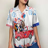 Joycorners Farm Animals 4th Of July Hawaiian Shirt