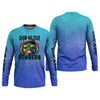 Joycorners Show Me Your Bobbers Shirt, Blue Neon Men Fishing Shirt, Funny Fishing Shirt, SPF Shirt