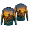 Joycorners Don't Bobber Me Fishing Shirt, Bigfoot Fishing Shirt, SPF Long Sleeve Shirts, Presents For Fishermen