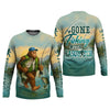Joycorners Gone Fishing With Sasquatch, Fishing Shirts, SPF Long Sleeve Shirts, Fishing Shirts For Men
