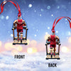 Joycorners Custom Name Gym Ornament, Gymnastics Christmas Gift4 2D Flat LM2211