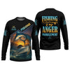Joycorners Fishing Is My Anger Management Men Fishing Shirt, SPF Shirt For Men, Presents For Fishermen