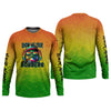 Joycorners Show Me Your Bobbers Shirt, Green Yellow Orange Men Fishing Shirt, Funny Fishing Shirt, SPF Shirt