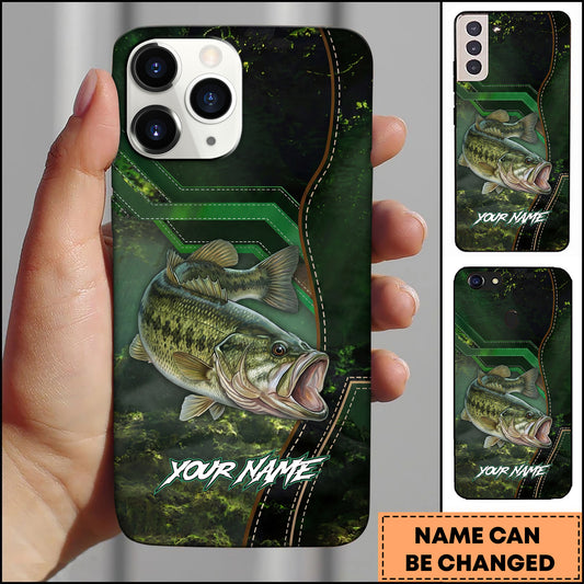 Joycorners Bass Fishing Deep Forest Personalized Phone Case
