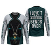Joycorners I Love It When She Bends Over Fishing Shirt, SPF Shirt For Men, Funny Fishing Shirt