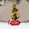 Joyccorners Christmas Gift, Custom Ornament, Custom Name Dragon Ornament 2D Flat LM2111