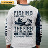 Joycorners Fishing Is Not About The Fish It's The Time Spent Together Catching Them Fishing UPF Shirts, Fishing Shirts For Men