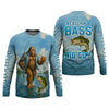Joycorners Catchin' Bass With The Big Guy, Fishing Shirts, SPF Long Sleeve Shirts, Fishing Shirts For Men